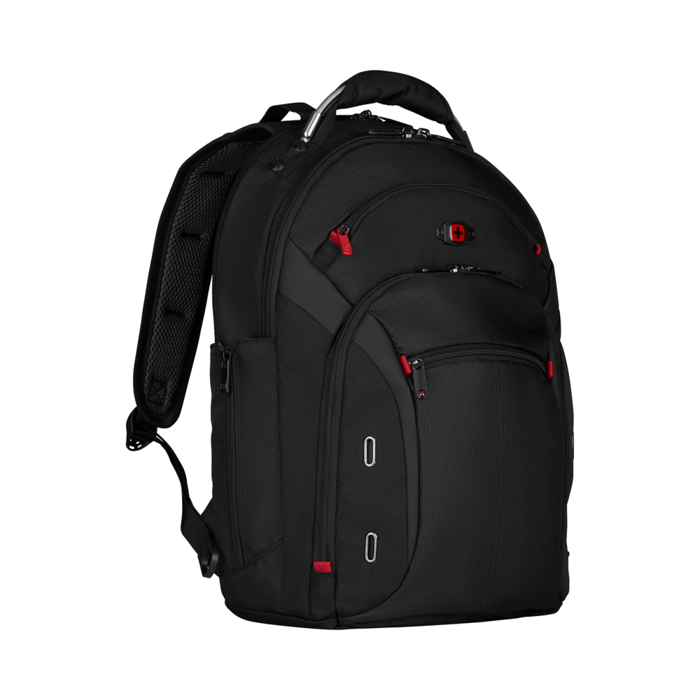 16 Zoll Laptop Rucksack, schwarz