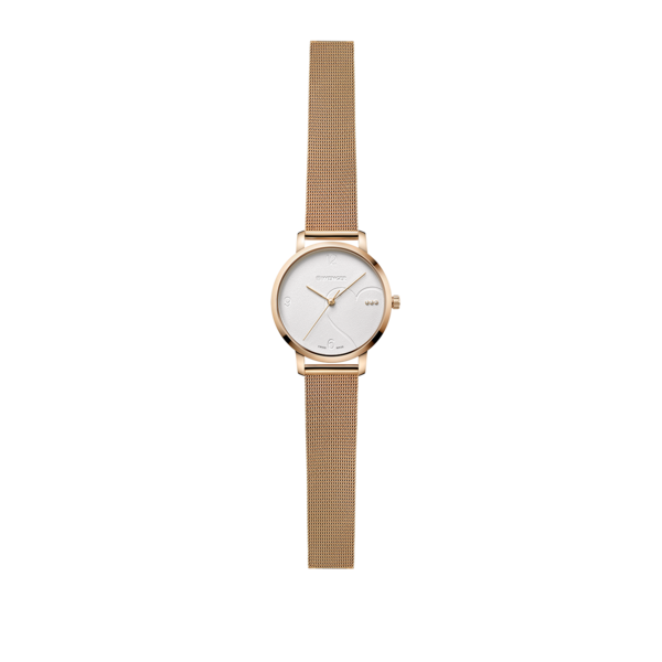 Damenuhr roséfarben Ø 38 mm