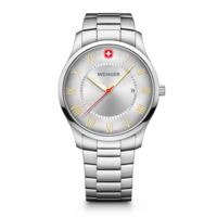 Herrenuhr silber Ø 42 mm