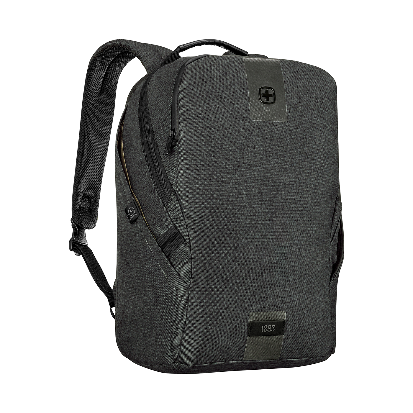 16 Zoll Laptop-Rucksack mit Tablet-Fach, kohlefarben