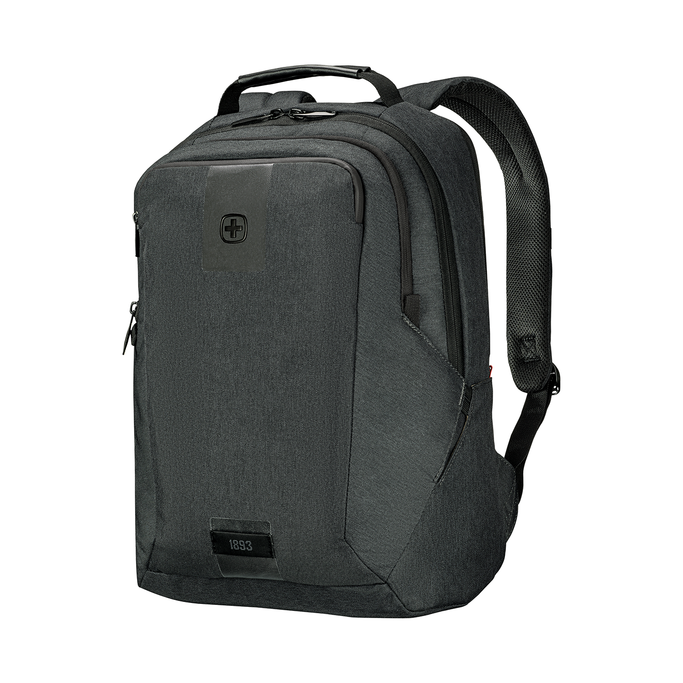 16 Zoll Laptop-Rucksack mit Tablet-Fach, kohlefarben