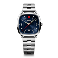 Men's watch silver-blue Ø 37 mm A classic, sporty watch with a modern twist
