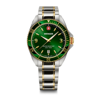 Herrenuhr grün-zweifarbig Ø 40 mm