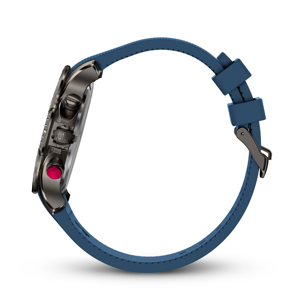 Chrono Herrenuhr blau-grau Ø 43 mm