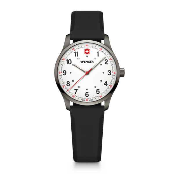 Damenuhr schwarz Ø 34 mm