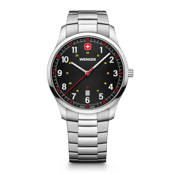 Herrenuhr silber Ø 42 mm