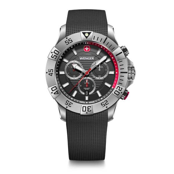 Chrono Herrenuhr schwarz Ø 43 mm