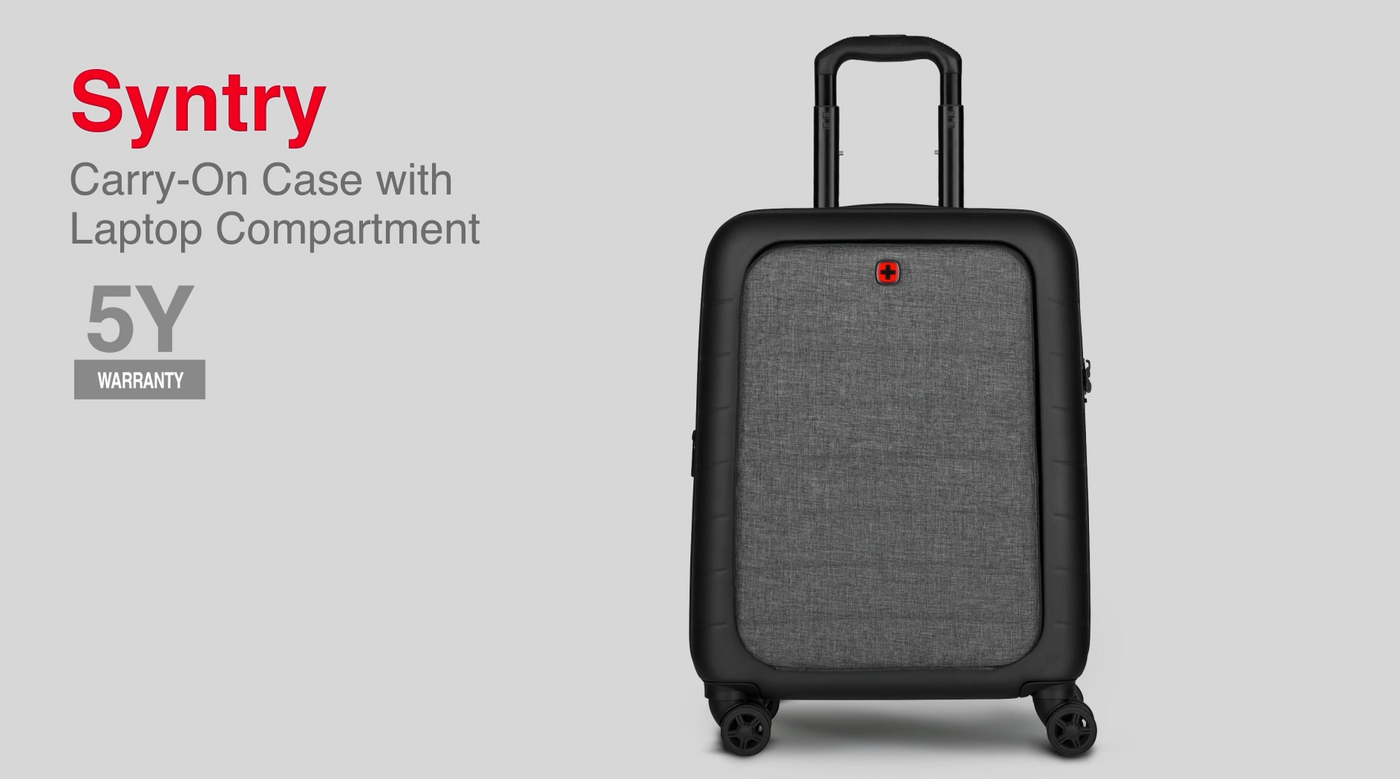 Hand luggage case with laptop compartment