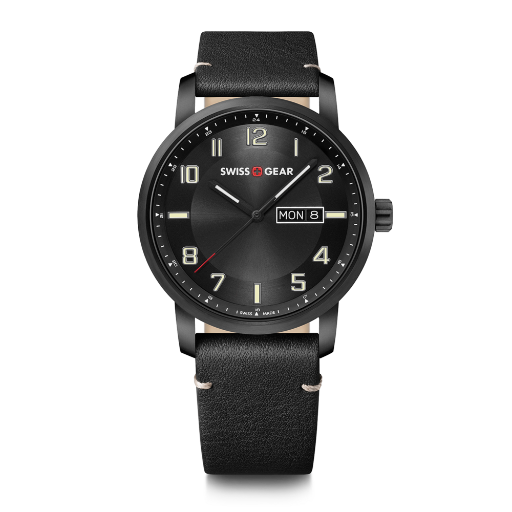 Herrenuhr schwarz Ø 42 mm