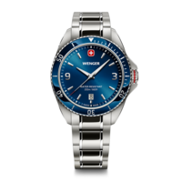 Herrenuhr blau-silber Ø 40 mm