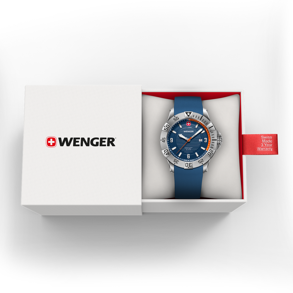 Herrenuhr blau Ø 43 mm