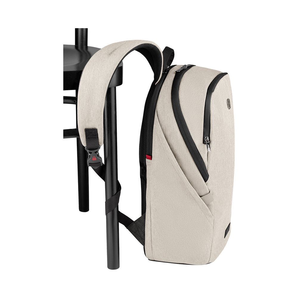 16 Zoll Laptop-Rucksack mit Tablet-Fach, sandfarben