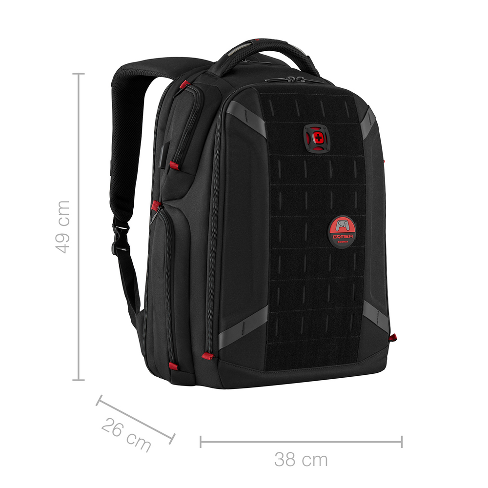 17,3 Zoll Gaming-Laptop-Rucksack mit Tablet-Fach